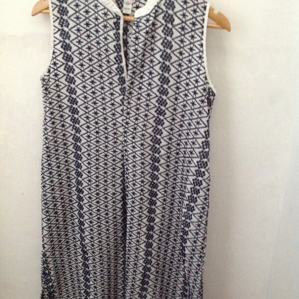 Embroidered Dress Etsy