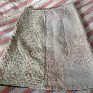 Jupe Midi A-Ligne EAST - Fleurs Multicolore - Taille 14 - Coton - Très Bon État