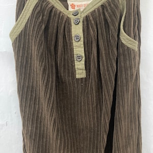 Vintage Mary Quant 1960s skirt corduroy size s