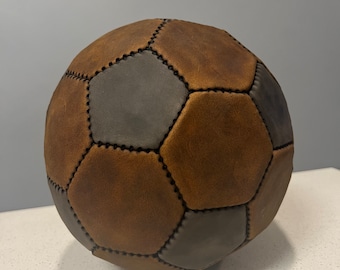 ヴィンテージレザーデュプロT 1950年代サッカーボール - Etsy 日本