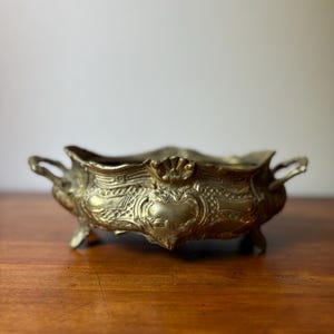 Vintage French-Style Brass Jardiniere