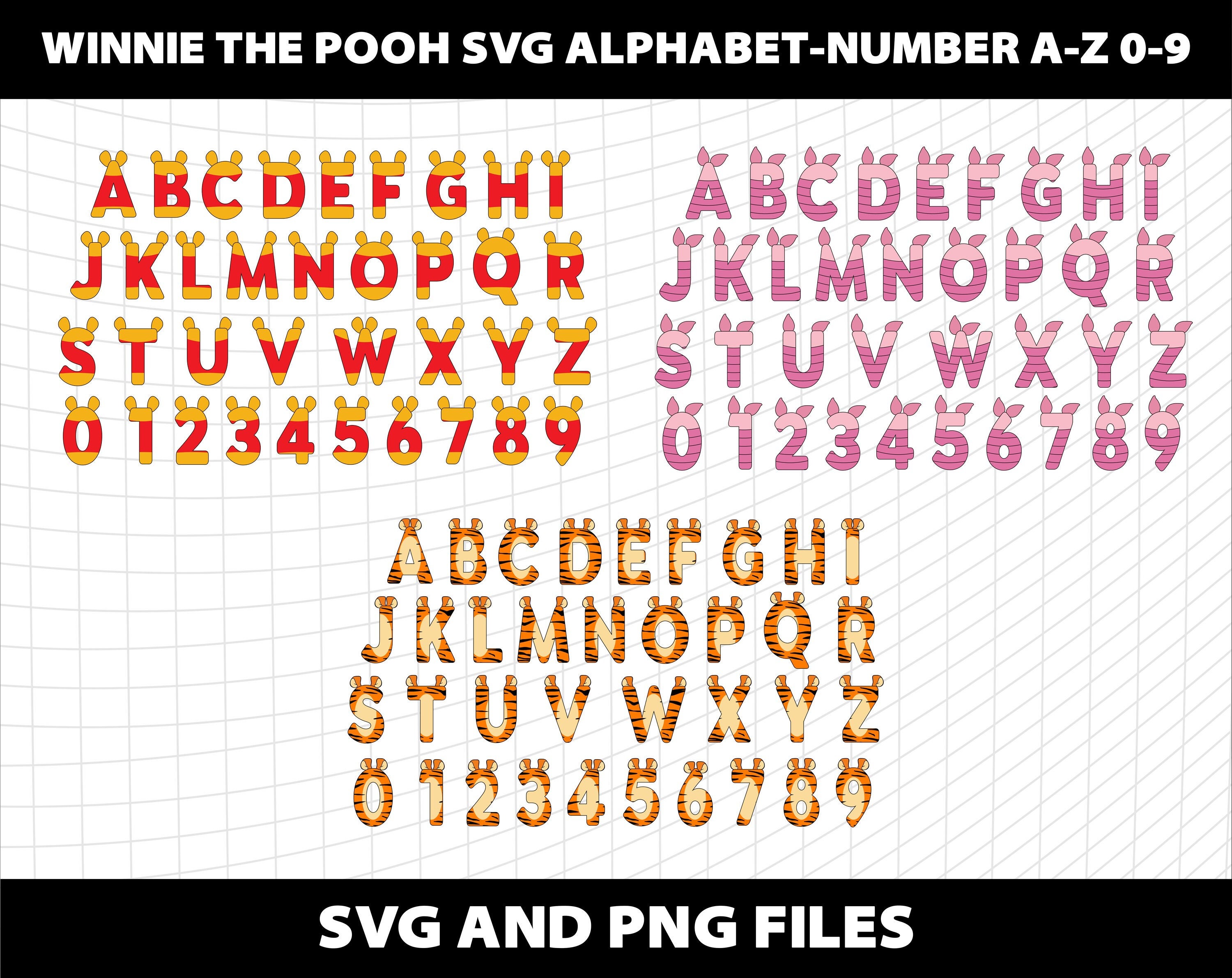 Cartoon Doodle Alphabet Letters Cliparts Font Svg Png Number Birthday ...