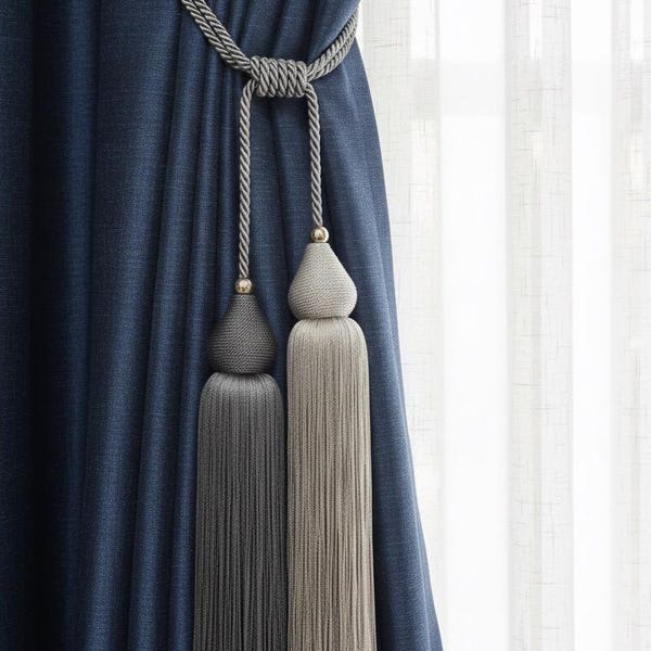 Decorative Tassel Curtain Tieback Set of 2
