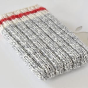 Hand Knit Apple iPod Classic Sleeve | Apple iPod Cozy | Apple iPod Classic Cover | iPod Case - Take a Hike