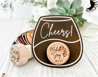 Personalized Wedding Favors Wine Cork Stopper with Stopper Card Bachelorette Party Bridal Shower Gift Wine Bottle Stopper Free Shipping