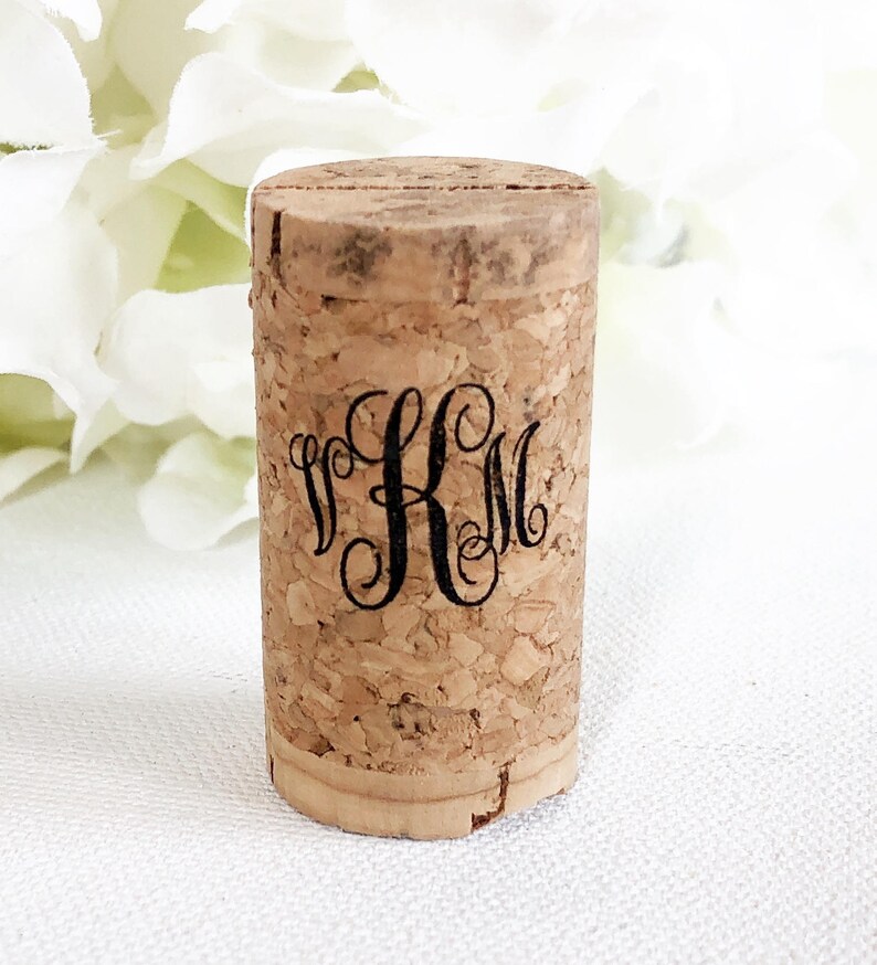 Wine Cork Escort Card Holder Custom Wine Cork Card Holder Etsy