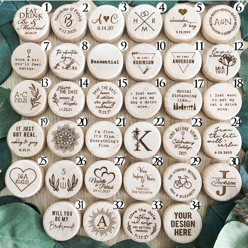 It Just Got Real Personalized Wine Bottle Stopper Custom Cork Etsy