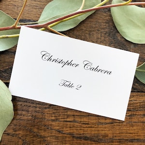 White Wedding Place Cards Wedding Name Card Table Place Cards Escort Card Place Setting Seating Cards Rustic Place Cards Personalized Cards