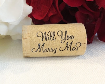 Proposal Wine Cork, Proposal Idea, Personalized Wine Cork, Custom Wine Cork, Engagement Idea, Engagement Wine Cork, Will You Marry Me?