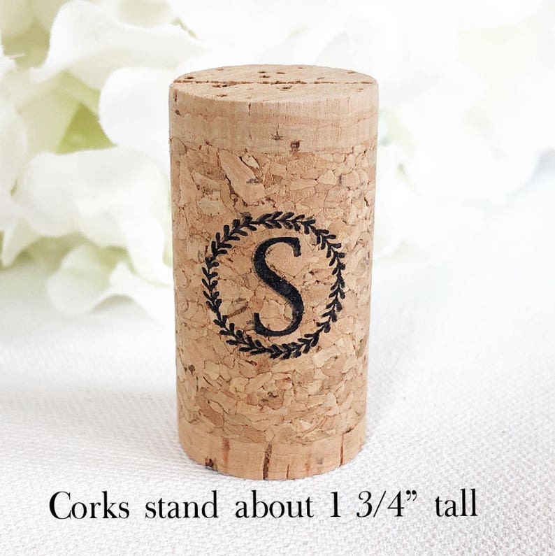Wine Cork Escort Card Holder Custom Wine Cork Card Holder Etsy