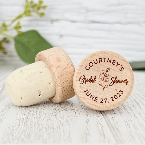 Personalized Wine Bottle Stopper Cork Bottle Stopper Custom Etsy
