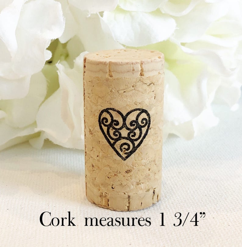 Wine Cork Escort Card Holder Custom Wine Cork Card Holder Etsy
