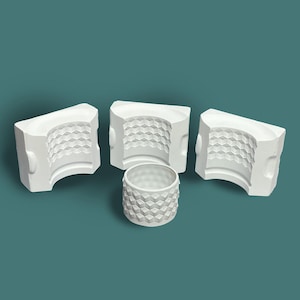 Motivational 2 Mug Plaster Mold Set – Handmade Ceramic Mold – Artistic Series