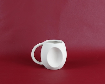 Molde de gesso para caneca Nest – 10 cm para fundição em cerâmica