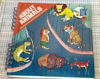 About Animals Children Storybook Notebook - Upcycled