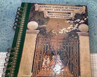 A Child's Garden of Verses Notebook // Blank Journal // Gift for a writer or artist