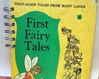 First Fairy Tales Notebook // Blank Journal // Gift for a writer or artist