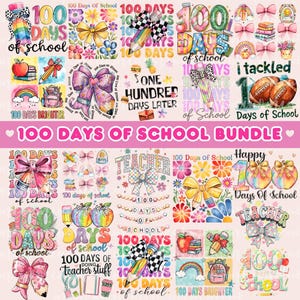 100 days school png coquette bow png 100 day of school school sublimation designs sublimation png teacher 100 days of school 100 days school