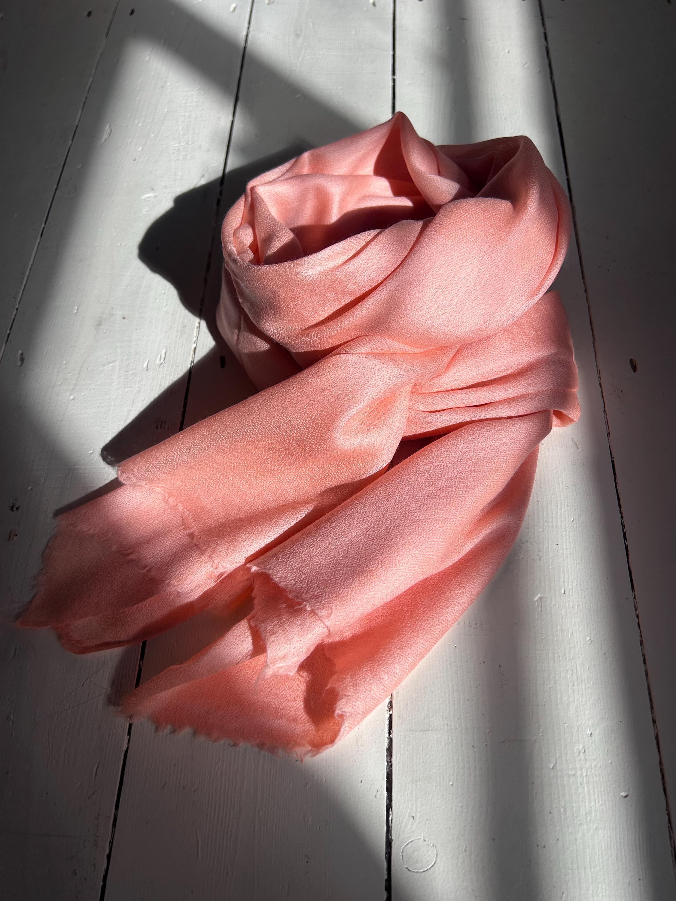 Peach Shawl - Etsy UK