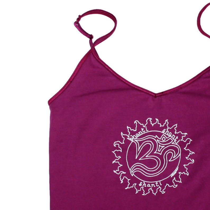 Shanti Roupas Om Shanti Tank - Yoga Clothes - Etsy