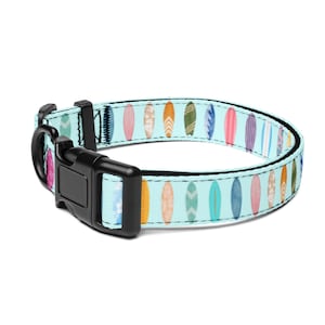 Surf Board Collar | Pet collars | Dog Collar | summer pet apparel| summer vibes| coastal dog | ocean inspired Pet collar