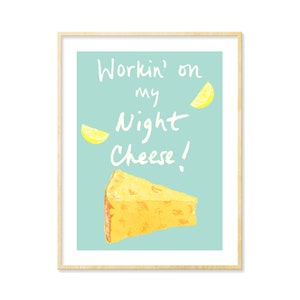 30 Felsen Kunstdruck | Arbeiten an meiner Nacht Käse , Liz Lemon, Good God Lemon, Tina Fey, NYC TV-Show