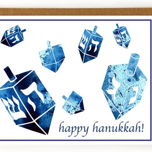 Cartes Joyeux Hanoucca | Coffret de 6, sonnettes, cartes de Hanoucca, cartes de Hanoucca en boîte