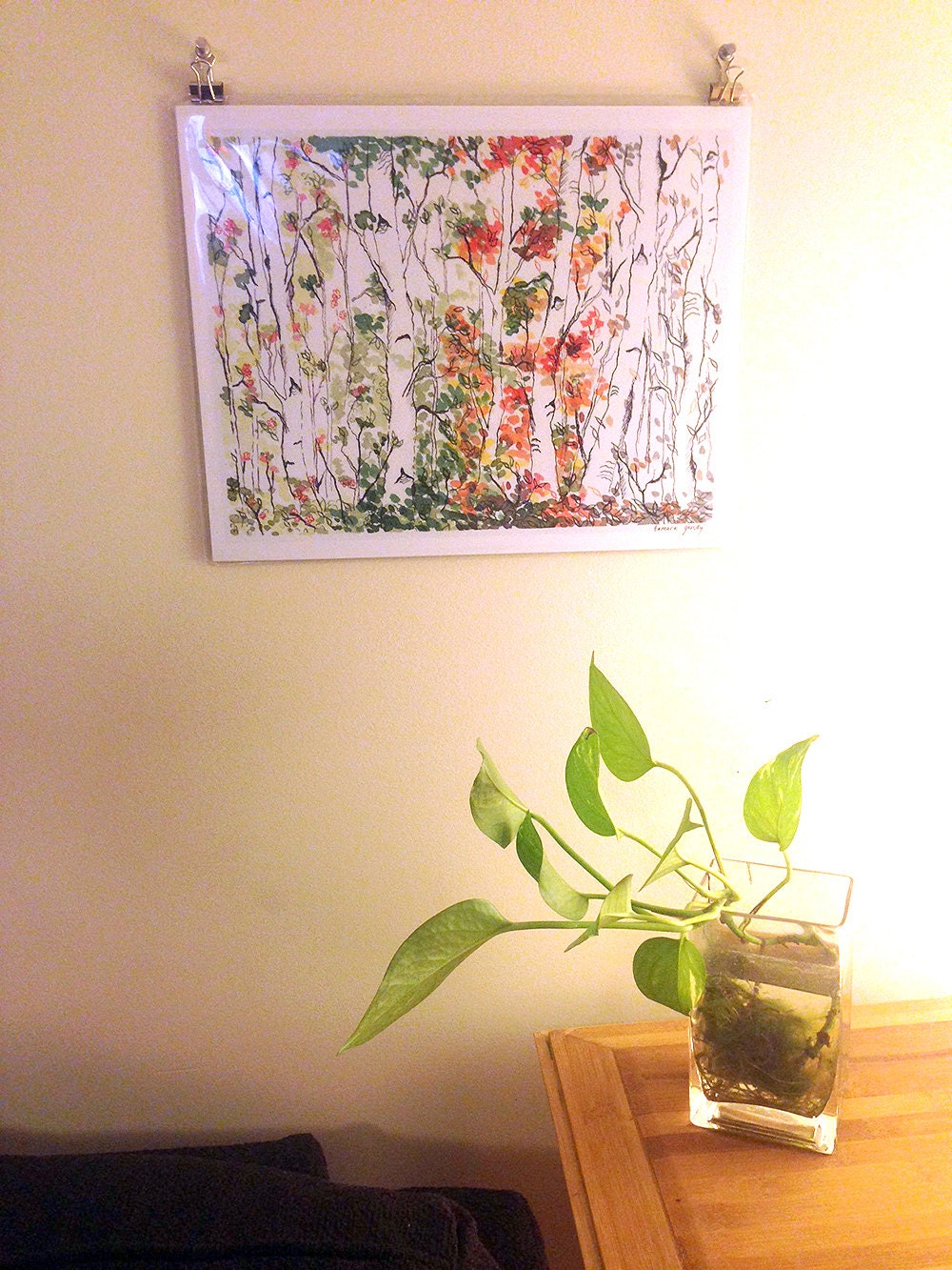 Print Hanger Poster Hanging Kit Clips for Hanging Wall Art - Etsy