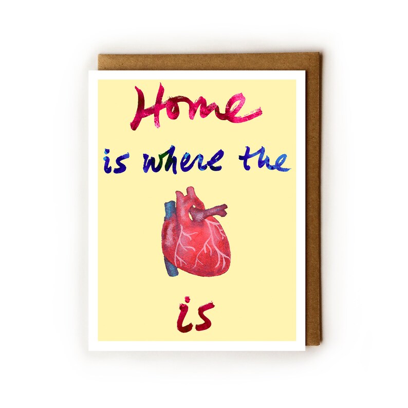 Housewarming Card Blank Card, New House, New Homeowner, New Apartment, Moving image 1