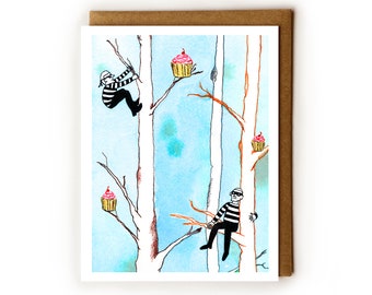 Whimsical Birthday Card | Cupcakes, Awesome Art, For Boyfriend, For Girlfriend