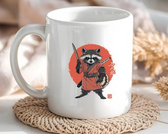 Mug raton laveur drôle Motivation travail tasse de café Mug cadeau papa Mug de bureau sarcastique humour cadeau lieu de travail pour elle idée cadeau lui tasse de café nouveauté