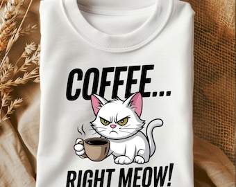 Katzen Sweatshirt Niedliches Katzen Sweatshirt Kätzchen Sweatshirt Frauen Lustiges Sweatshirt Geschenk für Katzenliebhaber Katzenmutter Sweatshirt Haustier Verlust Katze Meme