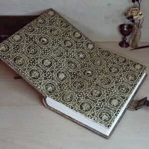 Journal with Lock and Key, Antique Crocodile Textured Leather The Collector image 8