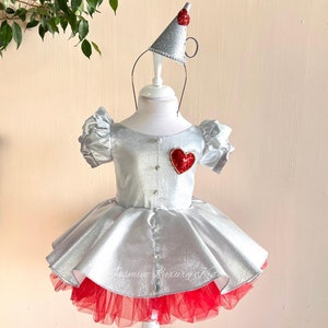 Tin man the Wizard of Oz Costume for Toddler, Halloween Costume, Tin man Halloween Girl Dress
