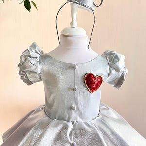 The Wizard of Oz Tin Man Costume for Toddler, Halloween Baby Dress, Tin man Baby Costume