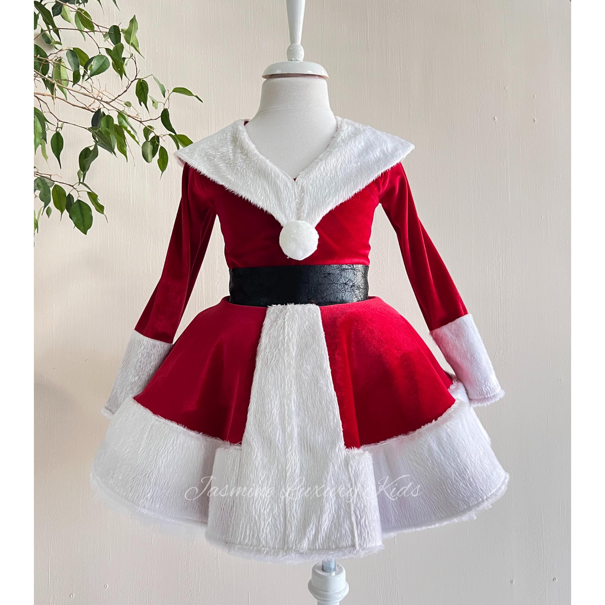 Girls Sequin Santa Dress Red Baby Christmas Dresses For Girls Bonnie Jean  Christmas Dress Products For Sale Girls Holiday Dresses Sequin Bodice Santa  Dress With Faux Fur