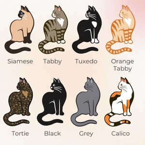 Custom Cat Mug Cat Lover Gift For Cat Mom Ceramic Latte Mug Black Cat Gift Calico Cat Gift Orange Cat Tabby Cat Siamese Cat Tuxedo Cat Gift image 4