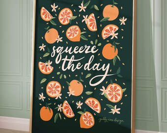 Citrus Wall Art Digital Download Print At Home Decor Boho Kitchen Wall Decor Digital Download Motivational Wall Art Printable Sayings