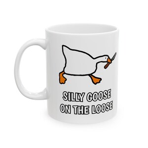 Silly Goose on The Loose Ceramic Mug, (11oz, 15oz)