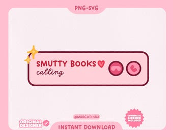 SVG de Smutty Books Calling: Clipart de pegatinas picantes (descarga digital)