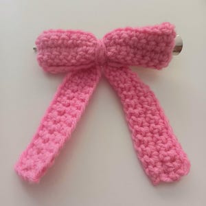Cute Handmade Crocheted Hair Bow - Choose Color