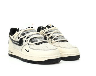 Custom Air Force sneakers with hand made painted Retro Vintage sneakers shoes PEACEMINUSONE AF 1 Low Daisy
