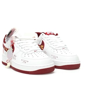 Custom Air Force sneakers with hand made painted Retro Vintage sneakers shoes Anime Nezha cartoon Graffiti