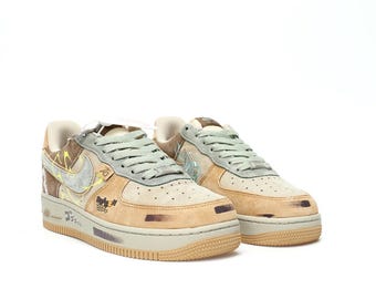 Custom Air Force AF1 sneakers with hand made painted Dragon Ball sneakers shoes