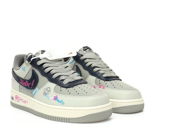 Custom Air Force sneakers with hand made painted Premium Joker sneakers shoes Anime
