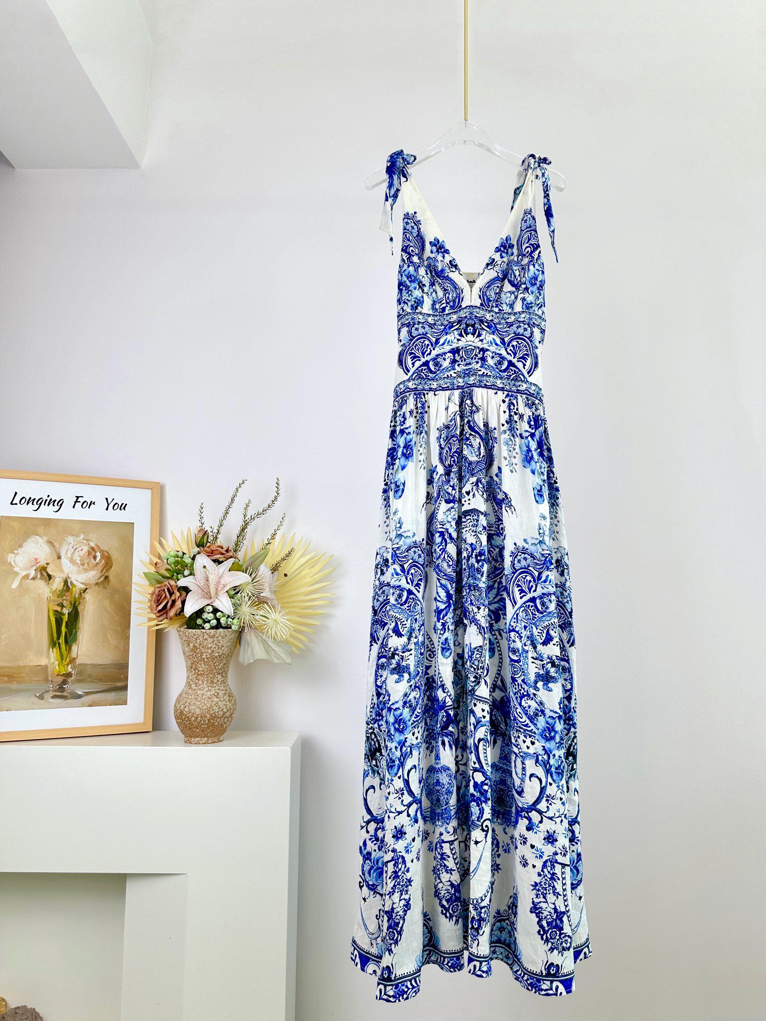 Porcelain Blue Dress Etsy Canada