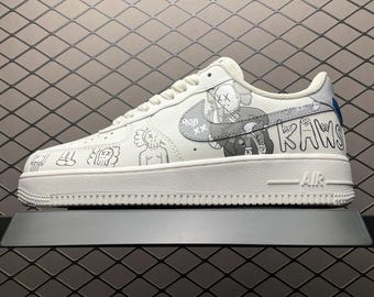 Custom Air Force sneakers AF1 hand made painted Sesame Street