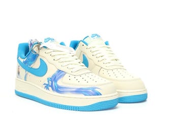 Custom Air Force sneakers Air Force 1 AF1 anime AO BING logo made painted sneakers