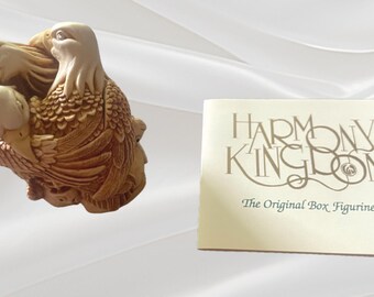 Harmony Kingdom ~ Queen's Counsel~ Bald Eagles ~ UK Made ~NIB