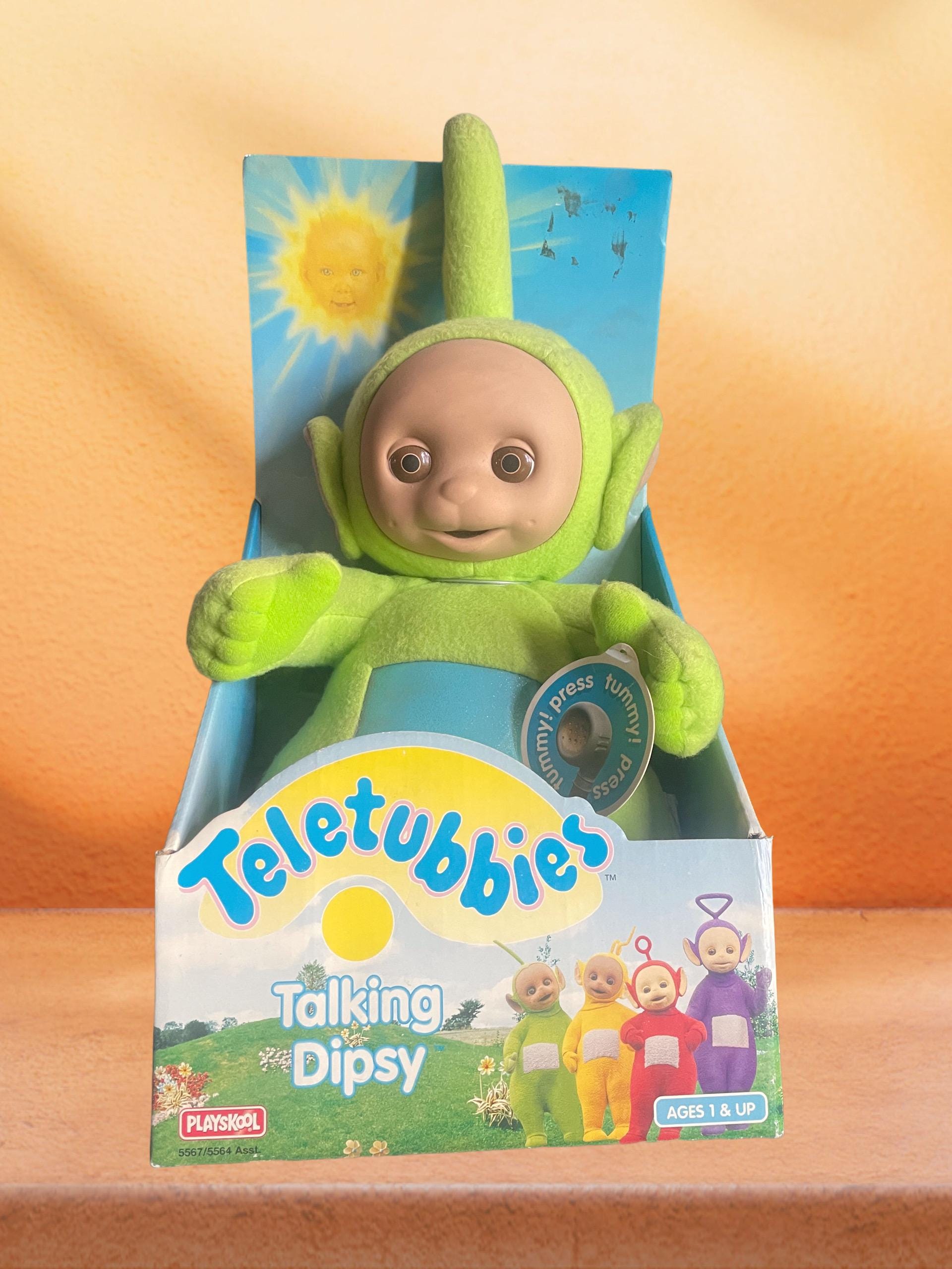 Vintage 1998 Playskool Green Teletubbies Talking Dipsy Plush - Etsy